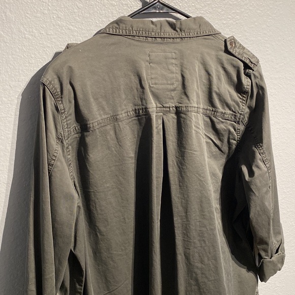🆕WOT Sonoma Button down, deep army green XL - Picture 13 of 13